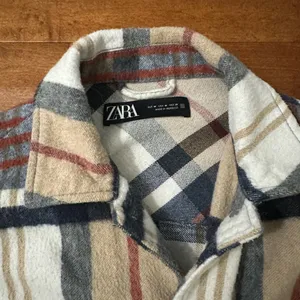 ZARA Plaid Button-Up Jacket thumbnail 2