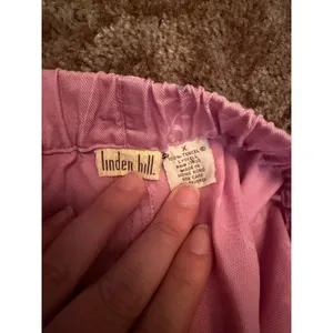 NWT Linden Hill Tencel Lyocell Midi Skirt Soft Flowy Drawstring Pink Floral thumbnail 7