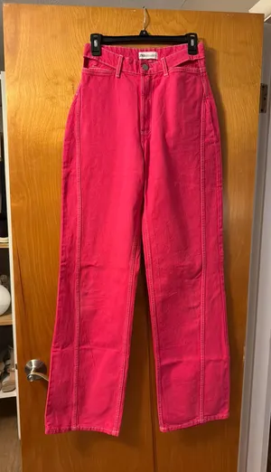 Hot Pink ZARA Pants Wide-Leg thumbnail 1