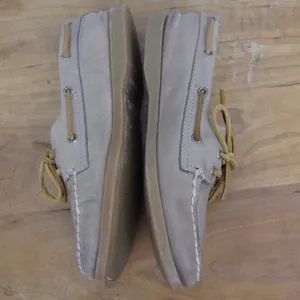 Ladies' Sperry Top Sider Brown Leather Boat Shoes Size 7.5M thumbnail 6