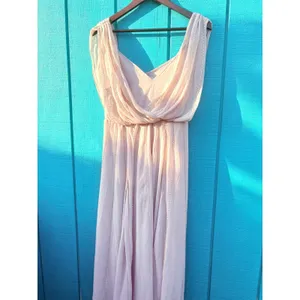 ASOS Beige Embellished Maxi Dress Draping Cowl Neck Evening Formal‎ thumbnail 5