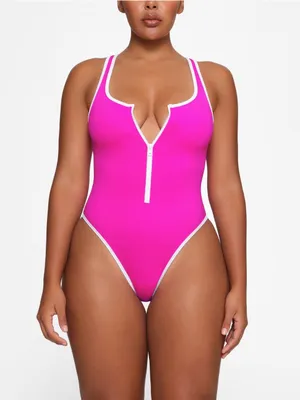 Skims- scoop neck one piece swimsuit thumbnail 2