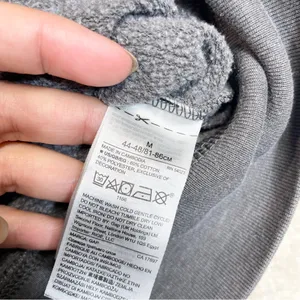 Gap Logo Gray Y2K Zip Up Hoodie‎ Unisex Size Medium thumbnail 3