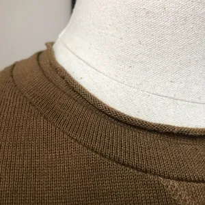 Zara Lightweight Raw Roll Edge Sweater S thumbnail 5
