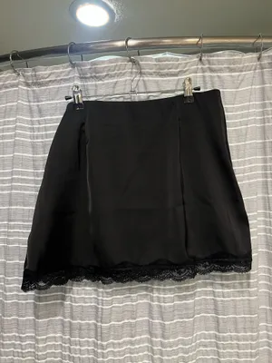 SheIn Black Lace Skirt thumbnail 2