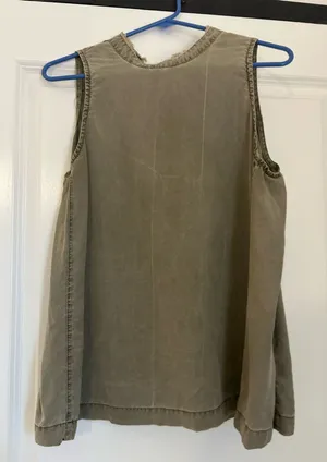 Green high neck tank thumbnail 1