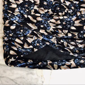 NWOT Womens Free People Ruched Tulip Hem Printed Floral Mini Tube Skirt XS thumbnail 4
