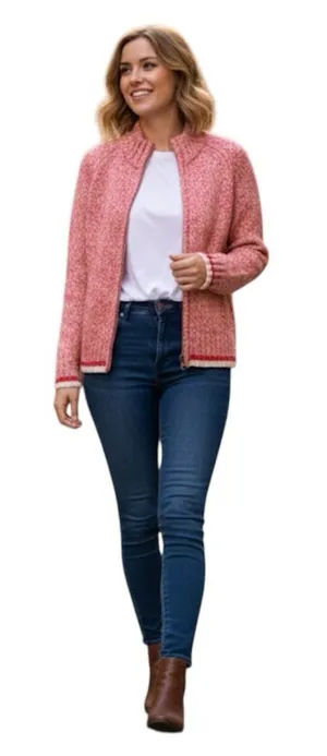 Pink Woman’s Cardigan - Size X-Large thumbnail 1