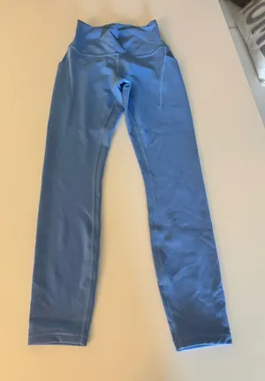 blue Lululemon Align High-Rise Pants with Pockets feature Nulu fabric. thumbnail 1