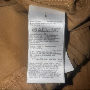 Old Navy Tan‎ Jacket with Snap Buttons and Zipper thumbnail 5