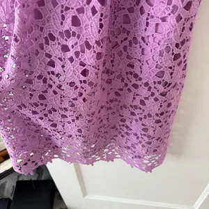 ASTR The Label Spaghetti Strap Lace Purple Midi Dress Cocktail Party Wedding XS thumbnail 4