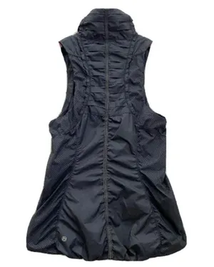 LULULEMON Black Lightweight Pleated Reflective Vest Size 4 thumbnail 9