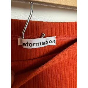 Reformation Burnt Orange Ribbed Midi Maxi Skirt Sz. XS thumbnail 3