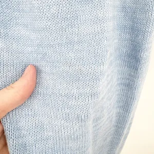 L*Space Womens Blue Siren Ruched High Slit Cotton Knit Midi Skirt Size S‎ thumbnail 8