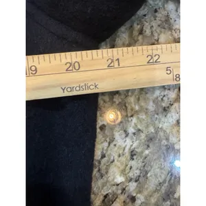 Abercrombie & Fitch Women Black Wool Double Breasted Overcoat Size Medium P thumbnail 7