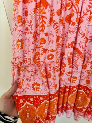 Amazon Pink and Orange Mini Dress thumbnail 3