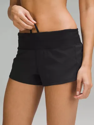 Lululemon Speed Up Low-Rise Lined Short 2.5", Black, Size 12, NWT thumbnail 5