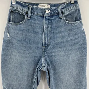 Abercrombie & Fitch‎ Jeans Women's 4/27 90s Straight Ultra High Rise Curve Love thumbnail 3