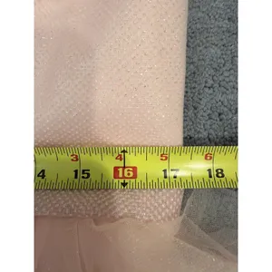 Pink Glitter Tulle Strapless Dress Corset Lace-Up Party Prom Mini 16 Formal Y2k thumbnail 9