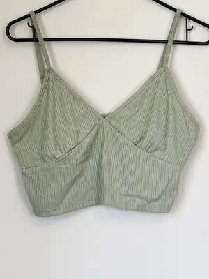 NWT Cupshe Mint Jersey Cami & Shorts Pajama Set - Size: Extra Large thumbnail 2