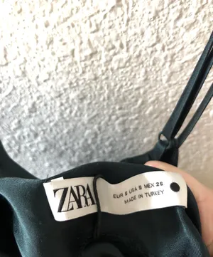 ZARA midi silk dress thumbnail 5