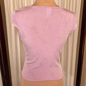 Finesse vintage sparkly top size medium Pink thumbnail 5