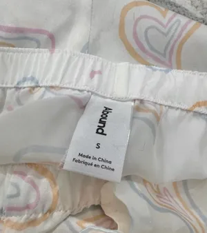Abound for Nordstrom Cream Pajama Set Heart Print thumbnail 6