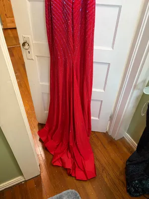 Sherri Hill Prom Dress Red thumbnail 4