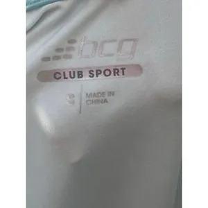 BCG Womens Sleeveless Golf Polo Shirt Size S Small Teal Blue Martini Drinks thumbnail 4