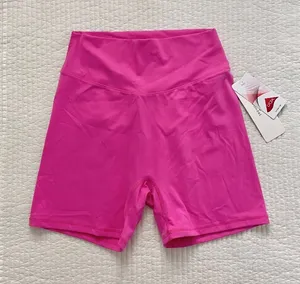 bright pink biker workout shorts size medium thumbnail 1
