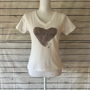 Katie May White About Live Graphic T-Shirt thumbnail 1