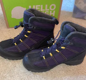 Lands' End Purple Winter Hiking Boots 10B thumbnail 1