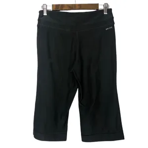 Nike Dri-Fit Black Capri‎ Knee Length Athletic Yoga Leggings M thumbnail 2