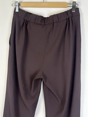 Aritzia Babaton Conan Pant Coffee Bean Brown Slim Straight Trousers Size 4 thumbnail 10