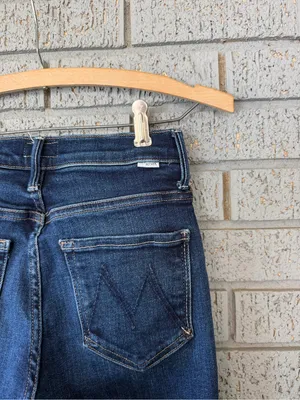Mother The Insider Ankle Jeans in Mind Games Cropped Slim Bootcut Size 25 thumbnail 5