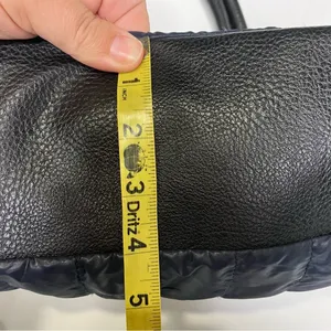 LP/LP quilted puffer‎ purse navy blue 14” x 8.5” x 4” thumbnail 13