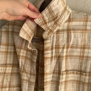 old navy boyfriend shirt flannel thumbnail 5