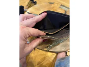 IVESIGN Leather Wristlet Zipper Clutch RFID Card Holder thumbnail 4