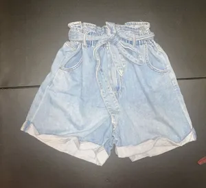 H&M Light Blue High Waist Women's Shorts thumbnail 1