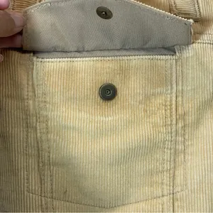 Vintage Y2K Aeropostale Tan‎ Corduroy Small Shoulder Tote Bag thumbnail 5