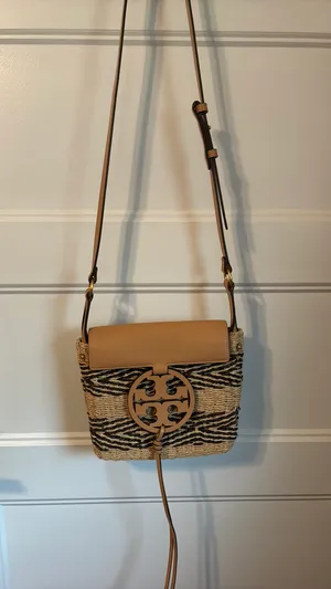 Tory Burch Miller Rattan Leather Purse thumbnail 5