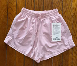 Lululemon Pace Rival Short High Rise 3” Pink Haze Size 2 NWT thumbnail 1