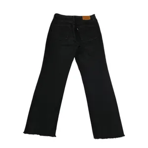 Levi's 70s High Straight Jeans Size 27 Raw Hem Grunge Whimsigoth Casual Classic thumbnail 2