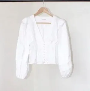Reformation Aryn Top (White) thumbnail 1