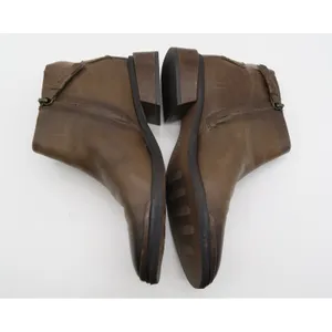 Sarto by Franco Sarto A-Nemi Olive Brown‎ Leather Ankle Boots Women 10M thumbnail 3