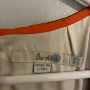 Boden Cream‎ and Orange Dress thumbnail 6