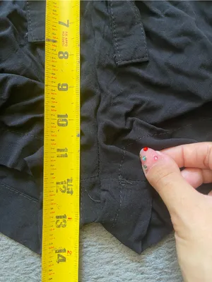 chic Black High-Waist Paperbag Tie Shorts thumbnail 5