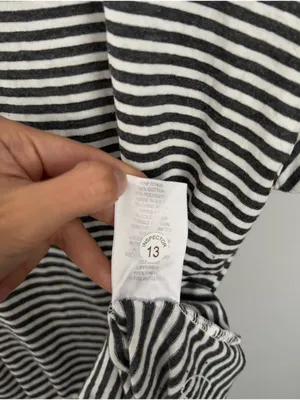 Frank & Eileen XS Theo Perfect Tee Grey White Tee Dolman Relaxed thumbnail 3