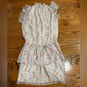 1. State Floral Layered Mini Dress thumbnail 3