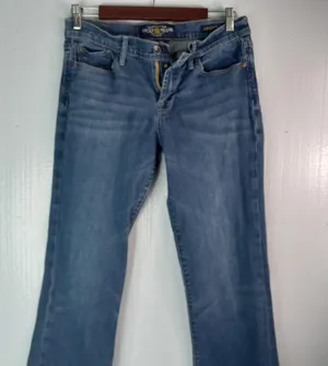 Lucky 8 30x30 Sweet N Low Medium Wash Boot Cut Jeans with Contrast Stitching thumbnail 11